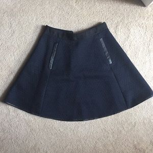 Textured circle skirt